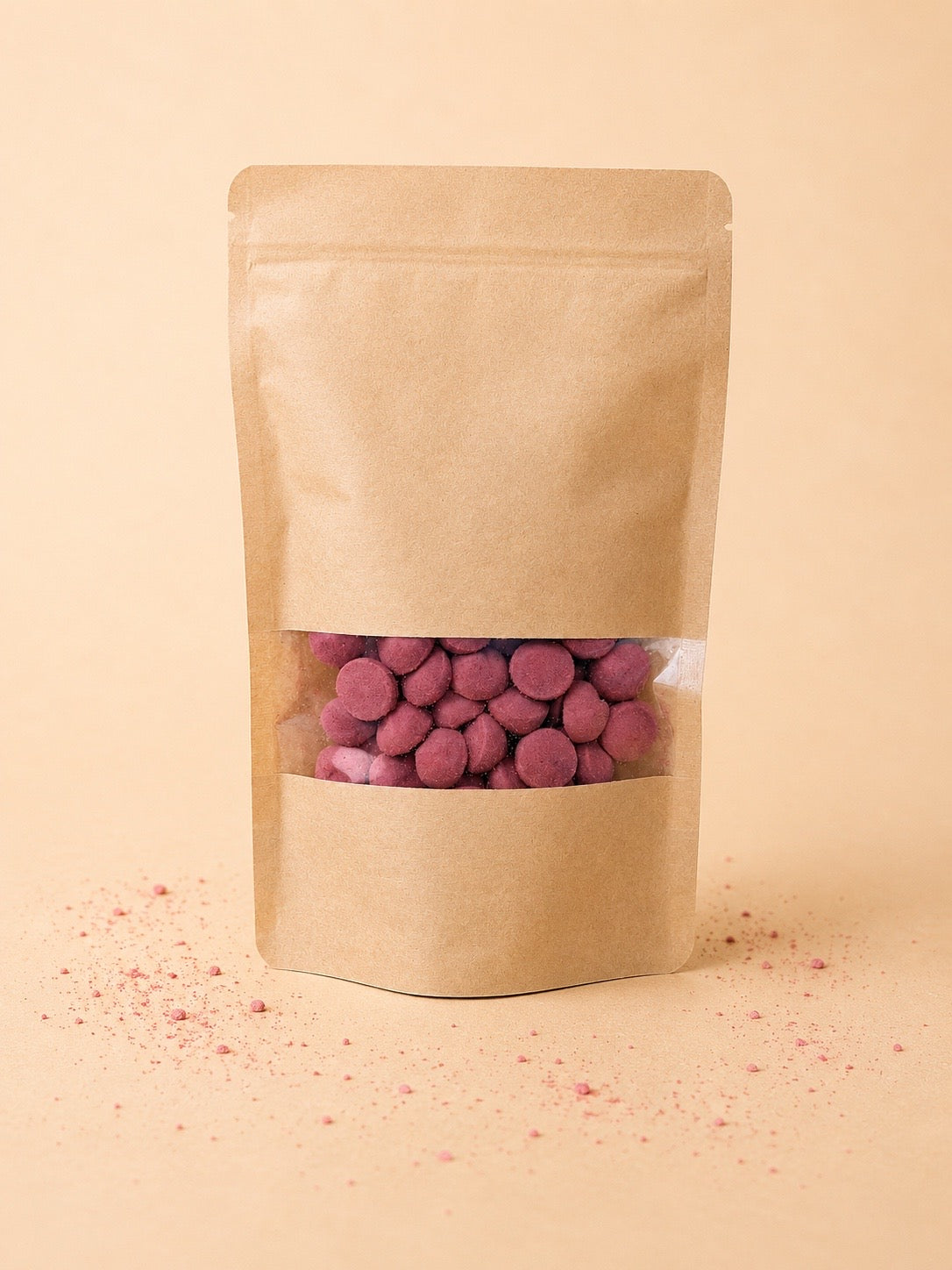 Frucht-Drops Kokos-Waldbeere         20 gr.